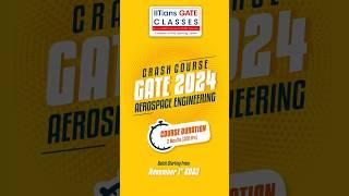 GATE Aerospace Engineering 2024 crash course #gate2024preparation #gateaerospaceengineering #gateae