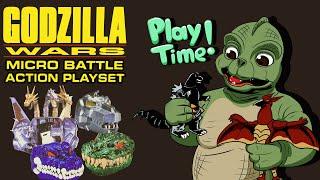 Trendmasters Godzilla Wars Micro Battle Playsets - MIB Play Time Ep 14