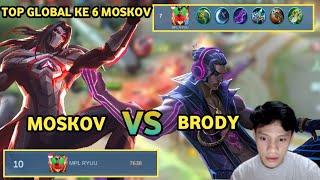 TOP GLOBAL 6 MOSKOV MPL RYUU FIERY NEXUS  MYTHICAL GLORY || MOBILE LEGENDS