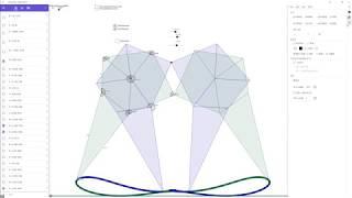 theo jansen strandbeest mechanism simulation by geogebra