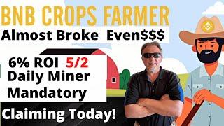 BNB Crops Farmer Claiming again on Film awesome Freaking Crypto Project!  Make Money with Crypto!