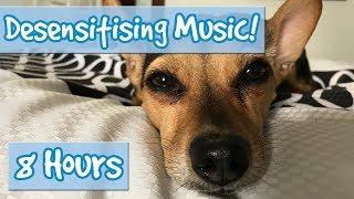 DOG DESENSITISATION! Music with Sound Effects to Desensitise Dogs to Noises and Reduce Anxiety! 