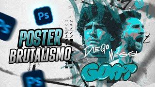 Tutorial Poster Brutalismo - Adobe Photoshop