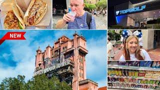 DISNEY WORLD VLOG: Hollywood Studios trying CRAZY snacks & Top Golf Orlando International drive 