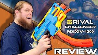 NERF Made a BOLTER! NERF Rival Challenger MXXIV-1200 Blaster Review