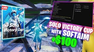 CHEATING With The Best Fortnite CHEAT in the Solo Victory Cup  (+$100)