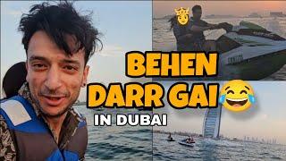 Maine Dubai Mein Jet Ski Chalai Behen Darr Gai | International Trip