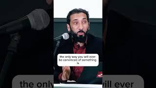 You believe ONLY when you see? - Nouman Ali Khan