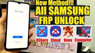 New Method!!! All Samsung Android 12, Remove Google Account, Bypass FRP, Without Pc.