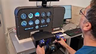 Darsim flight simulator Piper PA 28 tests