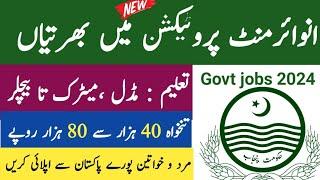 Latest Environment Protection Department Punjab Jobs 2024 – Latest Government Jobs in Pakistan 2024