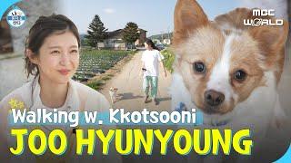 [SUB] HYUNYOUNG walking her dogs at her country home #JOOHYUNYOUNG