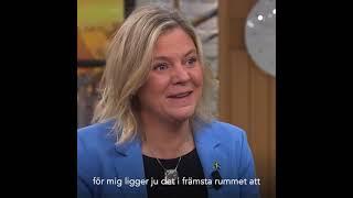 "- Klart att de ska ha schyssta pensioner och en bra äldreomsorg", Magdalena Andersson (S) 