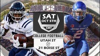 #21 Boise State vs Utah State PREVIEW AND PREDICTIONS/KEYS TO GAME! Conference Opener!