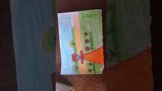 scenery drawing #drawing with haya#google search #shorts