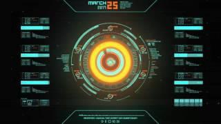 Futuristic OS HUD UI Animation