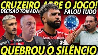 CRUZEIRO QUEBRA O SILÊNCIO! ABRIU O JOGO SOBRE GABIGOL! DECISÃO TOMADA E NA MESA! DEU RUIM PRO GALO!