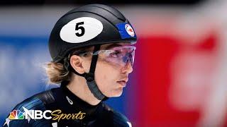 Kristen Santos-Griswold wins 1000m at short track world championships | NBC Sports