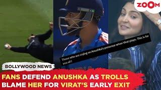 Anushka Sharma TARGETED again? Fans hit back as trolls blame her for Virat Kohli’s early wicket!