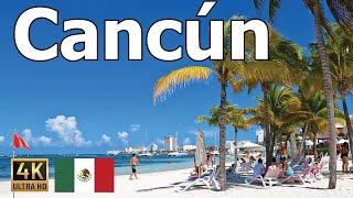 Cancún, Mexico - 4K Beach Walking Tour