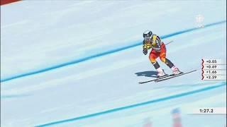 Downhill ski crash, Sam Mulligan, Lake Louise 2019