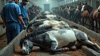 Secrets Inside The Horse Farm - How Farmers Raise And Process The Meat Of Millions Of Horses