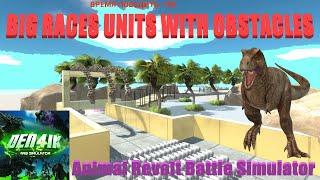 BIG RACES UNITS WITH OBSTACLES - Animal Revolt Battle Simulator - Den4ik-ARBSimulator