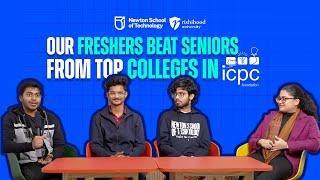 How NST 1st Sem Students Beat Top College Seniors in Competitive Coding, Qualify for ICPC Regionals!