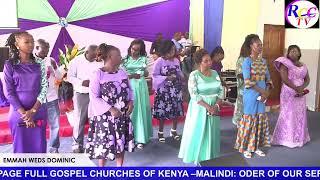 ONA TAZAMA BY  MALINDI FULL GOSPEL CHOIR - EMMAH WEDS DOMINIC