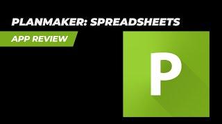 PlanMaker: Spreadsheets - App Review | Is PlanMaker free | best app to make a spreadsheet