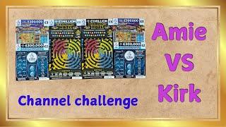  Amie VS @KirksScratchCards £20 battle of UK scratch cards 