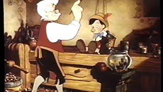 Pinocchio (1940) Trailer (VHS Capture)