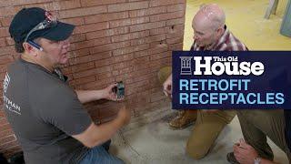 How to Retrofit Receptacles | This Old House