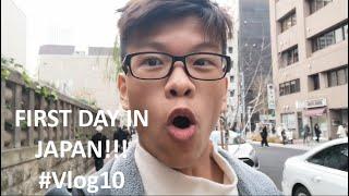 FIRST DAY IN TOKYO!!! Japan Vlog 1 Day 1