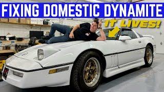 My CHEAP Corvette *Domestic Dynamite* EXPLODES Back To Life