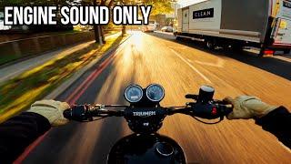 Morning Cruise | TRIUMPH SCRAMBLER 900 | POV RAW SOUND [4K]