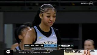 Angel Reese MISSED LAYUPS  (3-13FGs) Key In Missed Double-Double | Chicago Sky New York Liberty WNBA