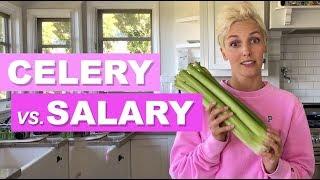 Английские слова, Как произносится CELERY Vs. SALARY How to pronounce CELERY Vs. SALARY