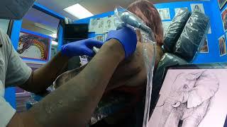 Tattoo Time Lapse at FINAO Ink