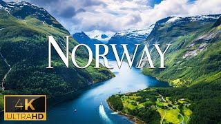 FLYING OVER NORWAY (4K Video UHD) - Peaceful Piano Music With Beautiful Nature Video For Relaxation