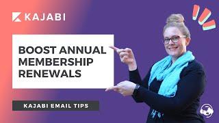 Kajabi Quick Tip Tutorial: How to create an annual membership reminder email (that goes every year)