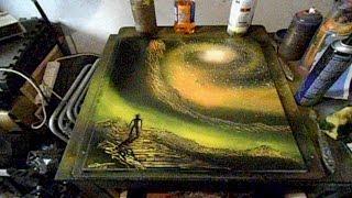 Amazing Spray Paint Art - Cosmic Path With Driftington AKA Connor