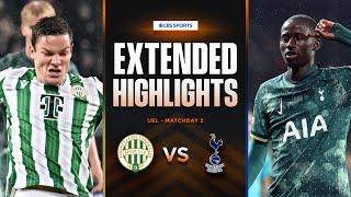 Ferencvárosi vs. Tottenham: Extended Highlights | UEL League Phase MD 2 | CBS Sports Golazo - Europe