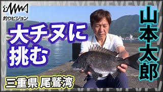 山本太郎×三重県尾鷲湾 ウキダンゴ『チヌ道一直線 96 最盛期のウキダンゴ釣り！いざ、尾鷲湾の大チヌに挑む！』イントロver【釣りビジョン】その②