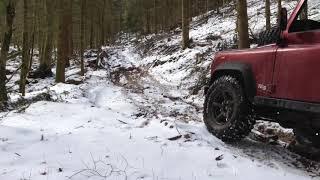 Land Rover Defender TD5 300Tdi snow and ice Morvan 2019