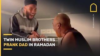Watch until the end! Twin Muslim brothers prank dad in Ramadan! | Islam Channel