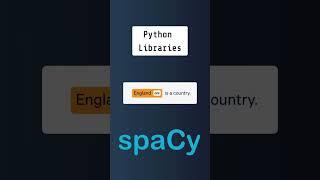 What is spaCy? #pythonprogramming #nlp #naturallanguageprocessing #spacy