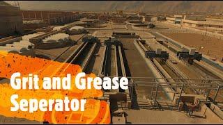 Grit and Grease Separator in Shiraz Waste Water Treatment Plant