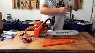 Chainsaw Husqvarna 455e Rancher II AUTOTUNE UNBOXING