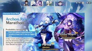 EVERY ARCHON RERUN BANNER + PYRO ARCHON ver5.0-5.5! Zhongli, Venti, Nahida, Furina - Genshin Impact